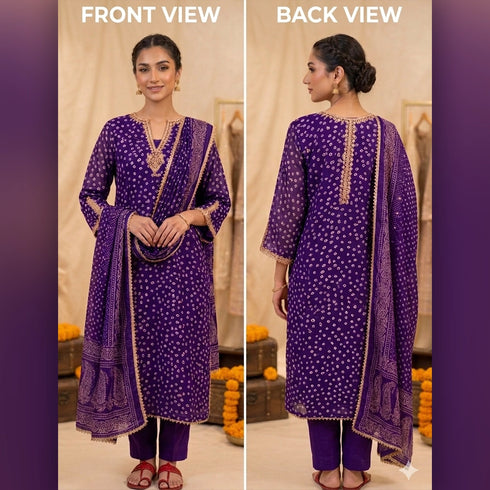 Chunri Purple