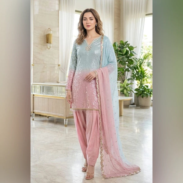 Dye Pink Chiffon