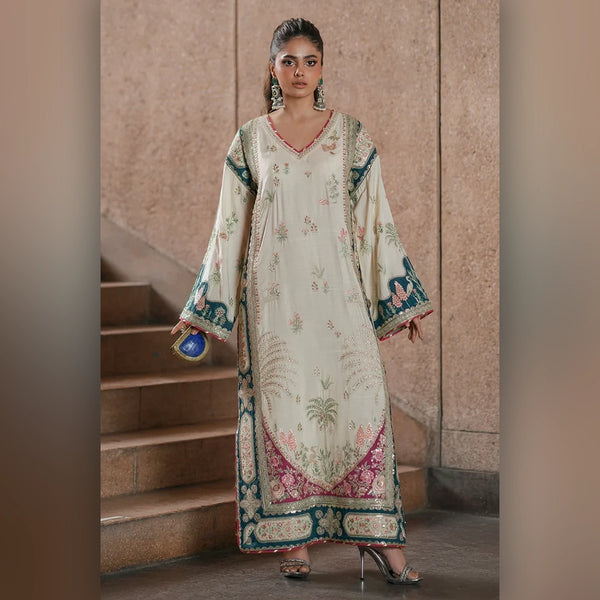 Ethnic White Kaftan
