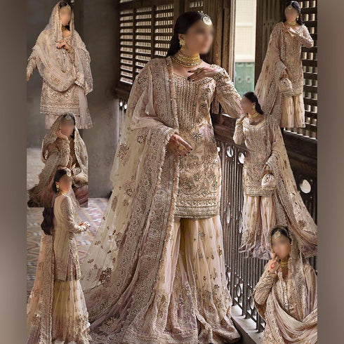 Erum Khan White And Gold