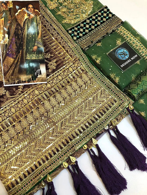 GREEN SHAWL DUPATTA