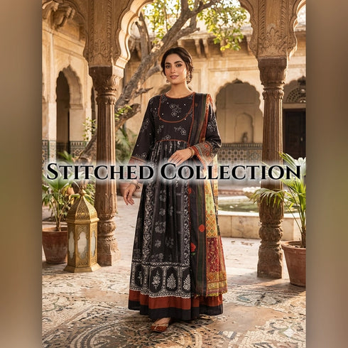 Zara Shahjahan Printed Maxi