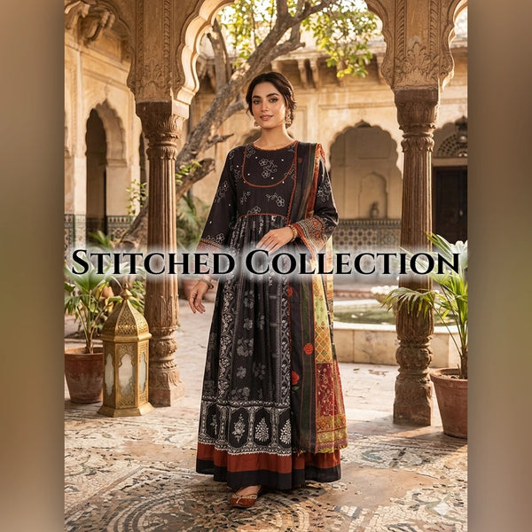 Zara Shahjahan Printed Maxi