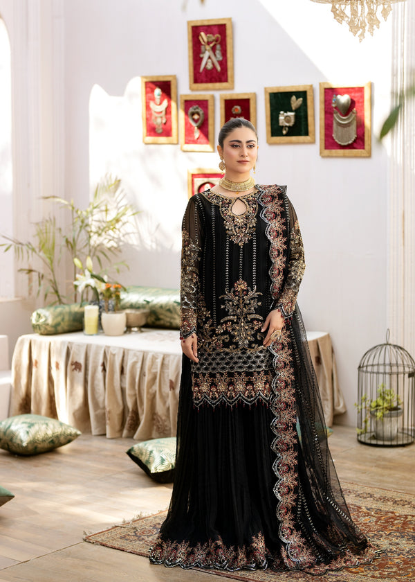 BLACK BRIDAL GARARA